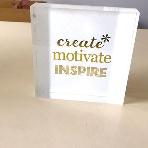 Erin Condren Acrylic Block